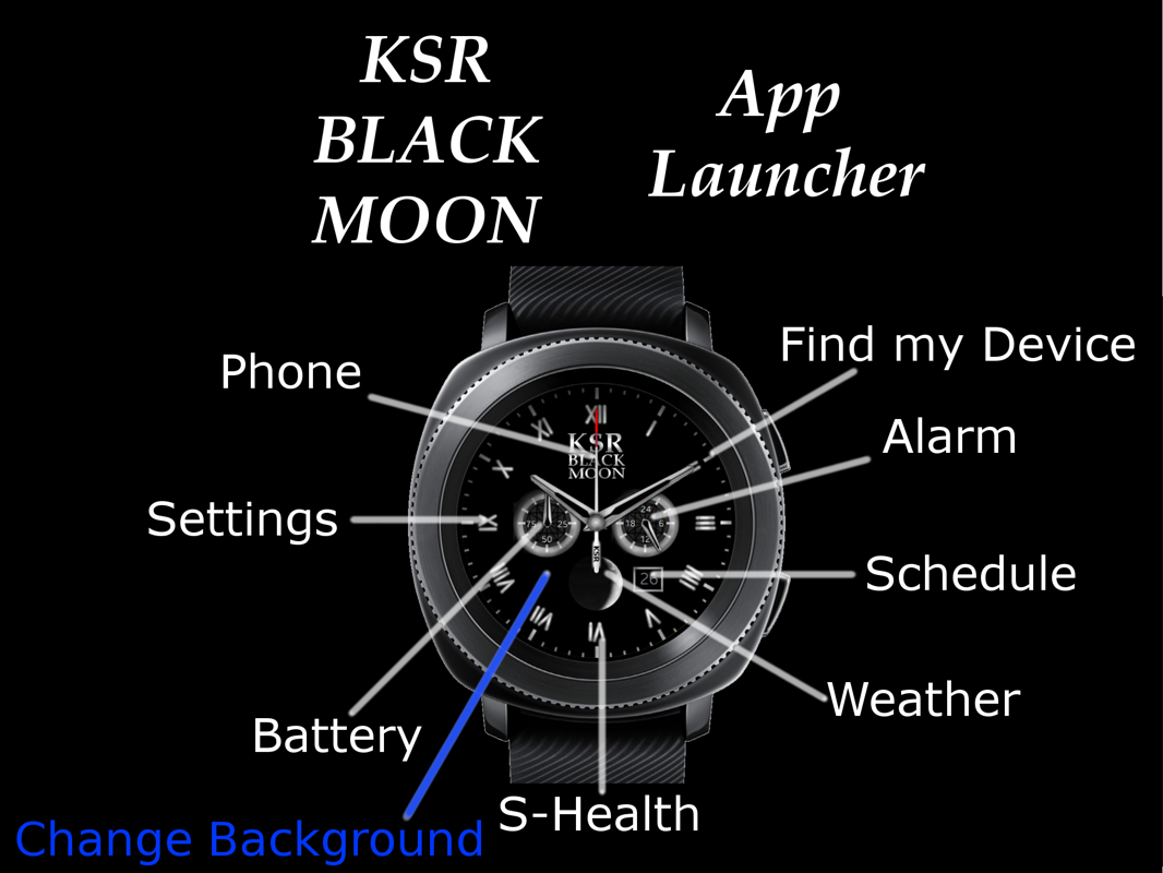 App Launcher shown on Samsung Gear Sport